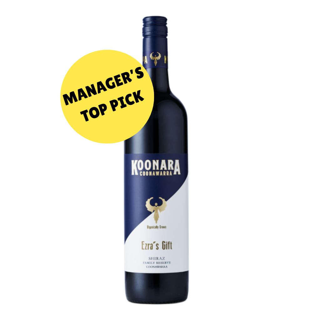 KOONARA EZRA'S GIFT COONAWARRA SHIRAZ 2019 - 12 Pack