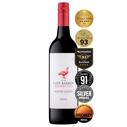 NATIVE GOOSE MCLAREN VALE SHIRAZ 2021 - 12 Pack