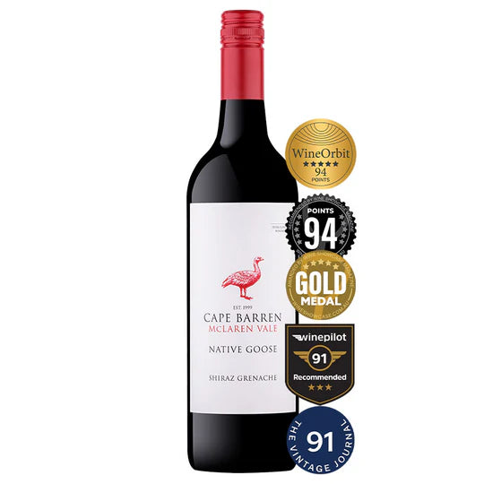 NATIVE GOOSE MCLAREN VALE SHIRAZ GRENACHE BLEND 2022 - 12 Pack